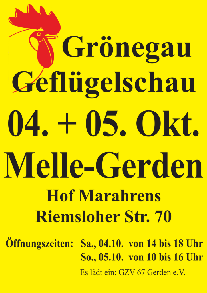 Plakat Grönegauschau 2025